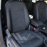 MW Brothers Чехлы Leather Style на сидения для Volkswagen Touran - зображення 1