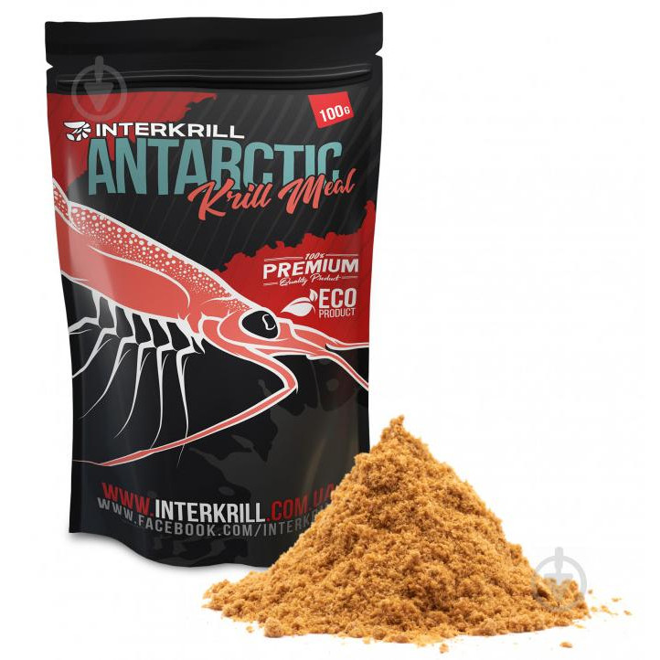 Interkrill Мука криля / Antarctic Krill Meal / 100g - зображення 1