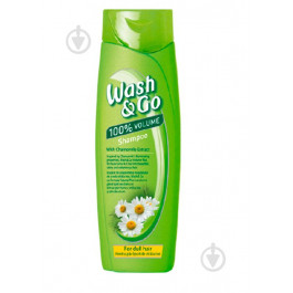 Wash&Go Шампунь  з екстрактом ромашки для тьмяного волосся 400 мл (8008970042183)