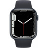 Apple Watch Series 7 GPS 45mm Midnight Aluminum Case With Midnight Sport Band (MKN53/MKNN3) - зображення 2