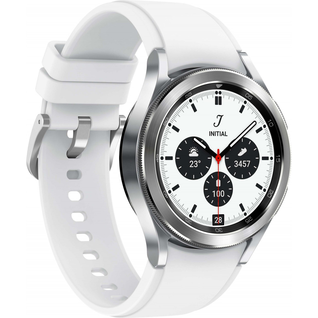 Samsung Galaxy Watch4 Classic 42mm Silver (SM-R880NZSA) - зображення 1