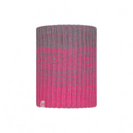 Buff Бафф  Knitted & Fleece Neckwarmer Gella Серый-Розовый