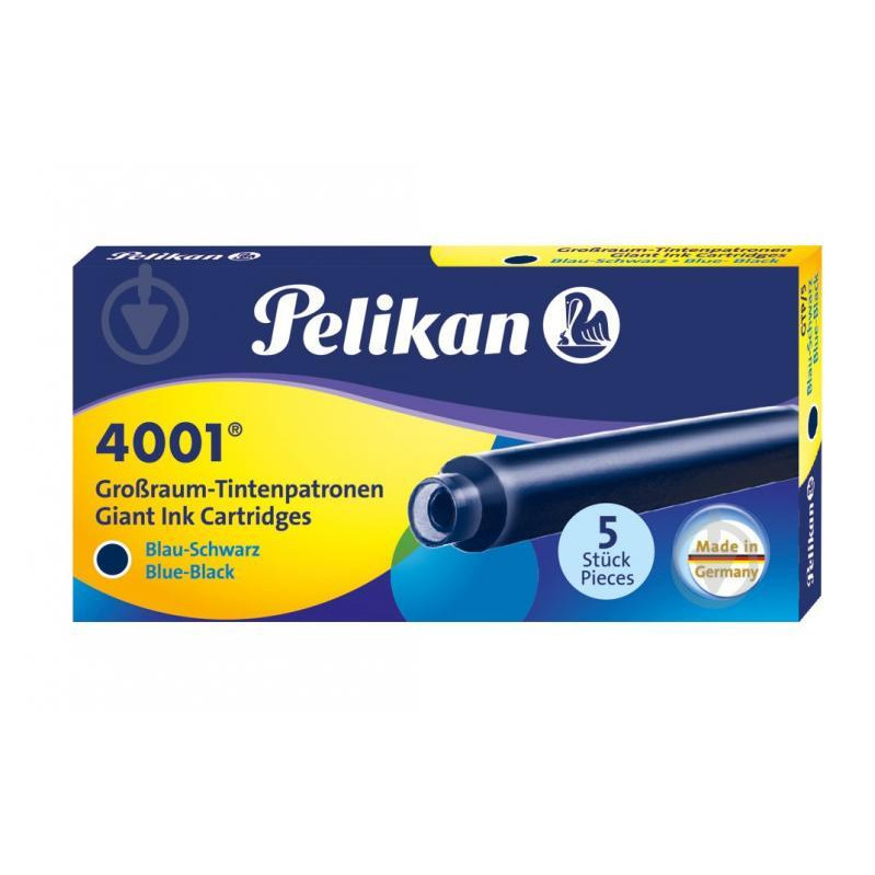 Pelikan Набор картриджей 4001 5 шт. сине-черный 310607 - зображення 1