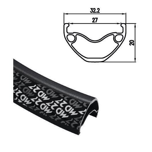 AlexRims MD27 FV 32H 29" Обод AR100163 - зображення 1