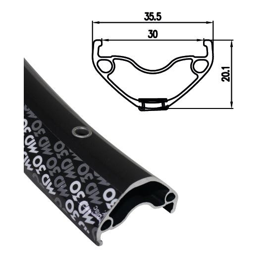 AlexRims MD30 SSE FV 28H 29" Обод AR100168 - зображення 1