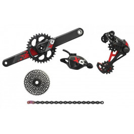   SRAM Групсет  AM X01 EAGLE DUB 175 GROUPSET RED