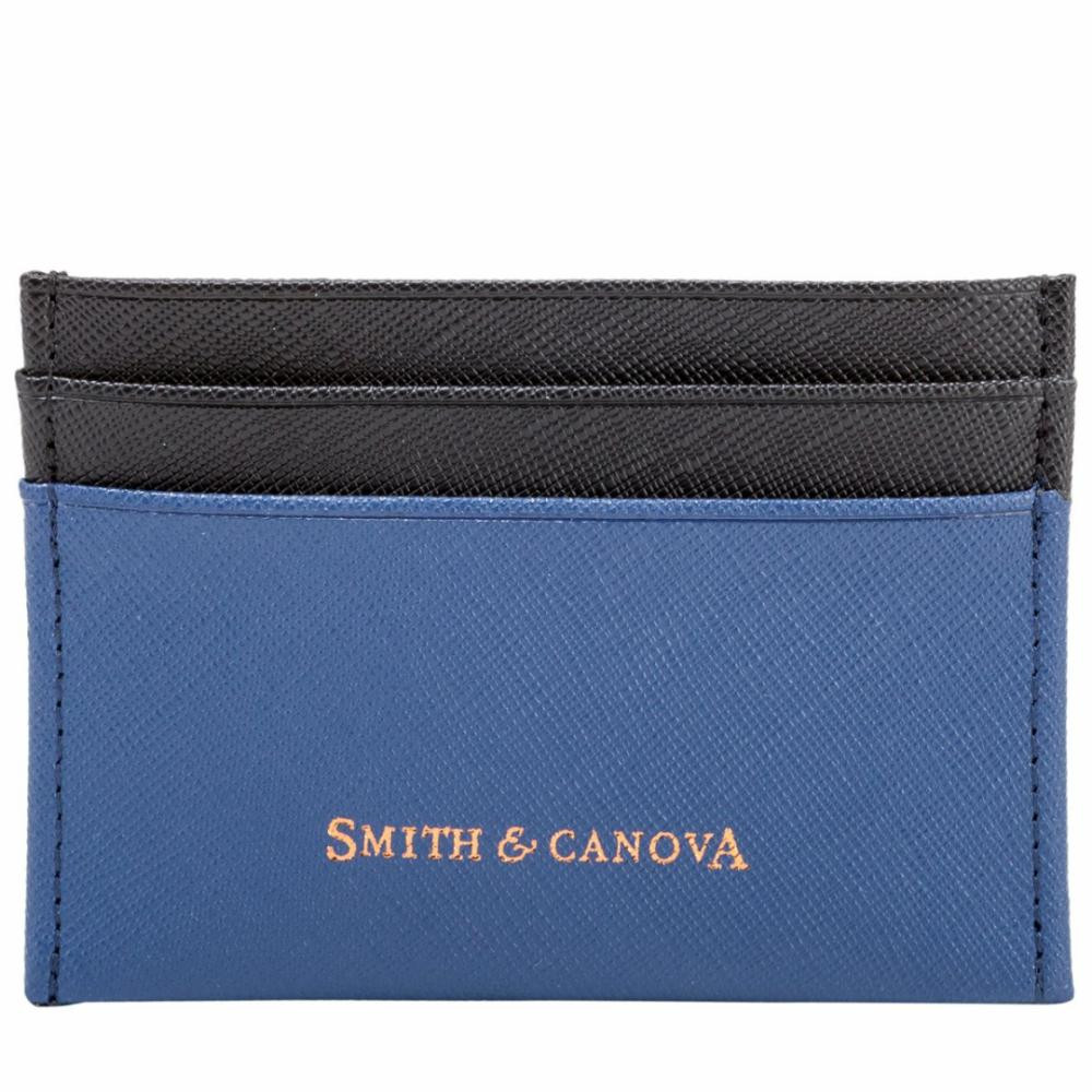 Smith & Canova Картхолдер  26827 Devere (Navy-Black) (26827 NAVY-BLK) - зображення 1