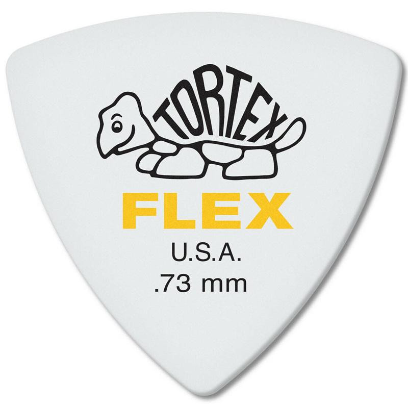 Dunlop Медиатор  456R Tortex Flex Triangle Pick 0.73 mm (1 шт.) - зображення 1
