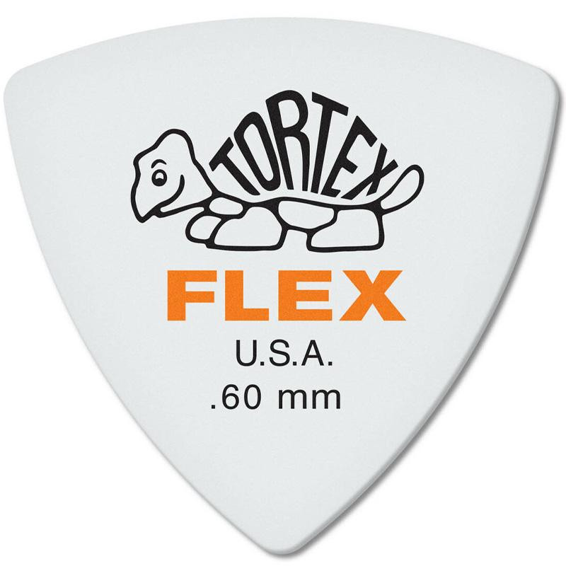 Dunlop Медиатор  456R Tortex Flex Triangle Pick 0.60 mm (1 шт.) - зображення 1