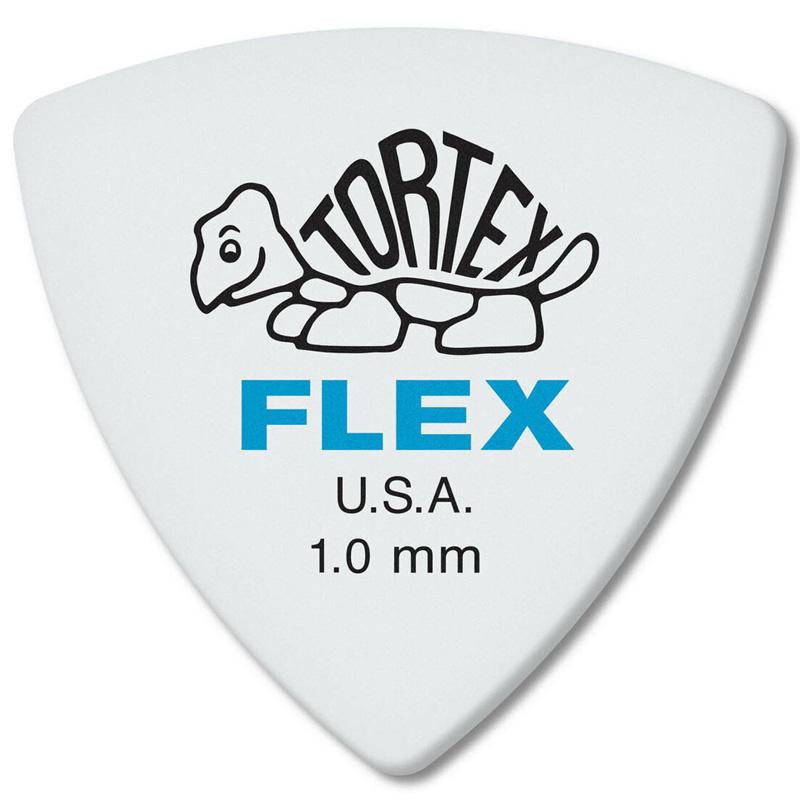 Dunlop Медиатор  456R Tortex Flex Triangle Pick 1.0 mm (1 шт.) - зображення 1