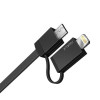 IWALK USB Cable to microUSB/Lightning Cobra Retractable 1m Black (CSC001) - зображення 5