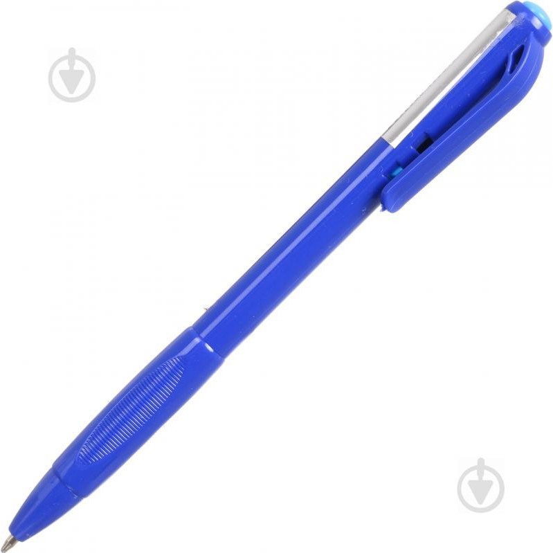 UP! Ручка шариковая ! (Underprice) автоматическая 0,7 мм синий - зображення 1