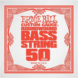 Ernie Ball 1650 Nickel Wound Electric Bass String Single .050