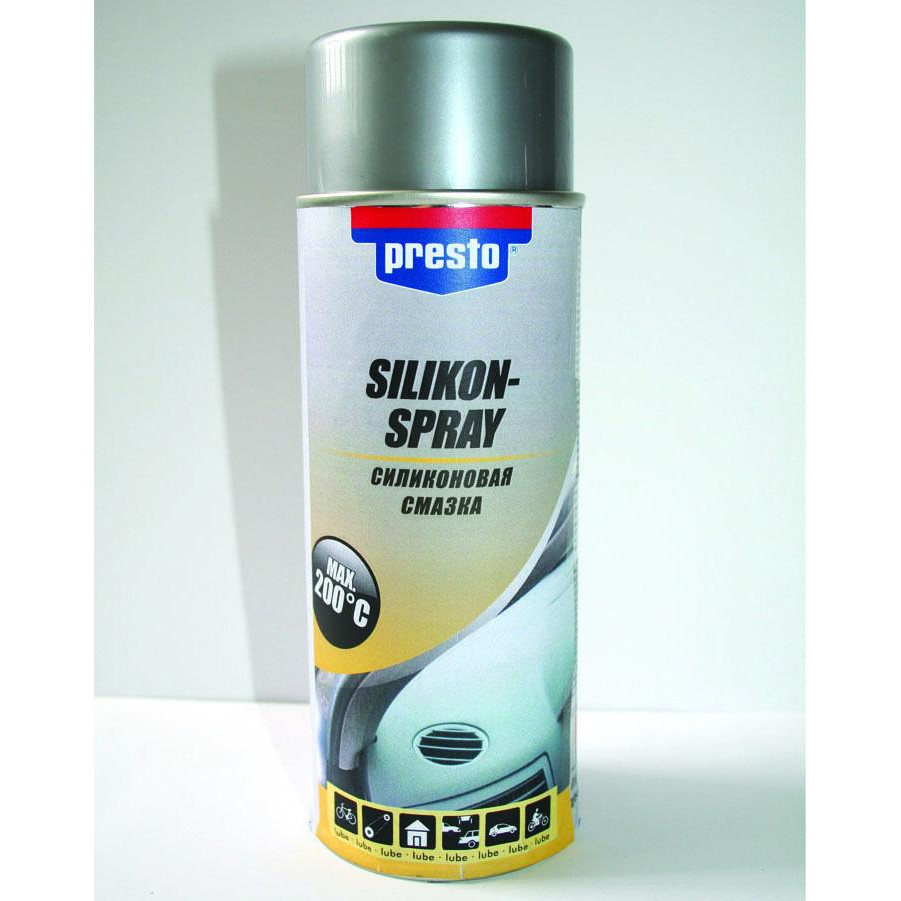 Presto Аэрозольная силиконовая смазка Presto Silikon Spray, 400мл (217784) - зображення 1