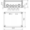 OBO Bettermann Кабельная коробка распределительная с вводами T250 240х190х95, IP65 (2007109) - зображення 2