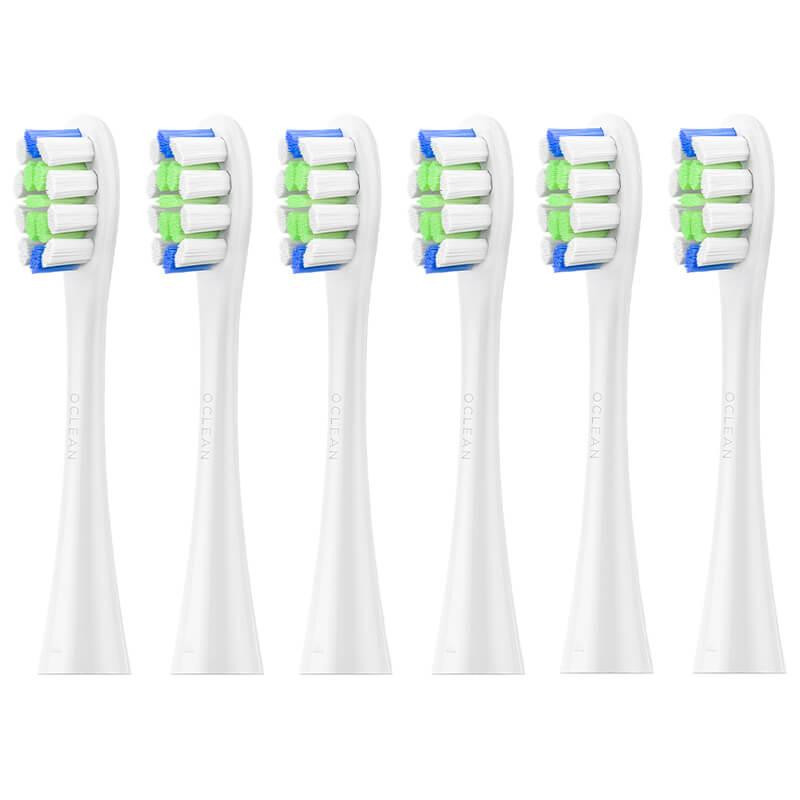 Oclean Plaque Control Brush Head White P1C1 W06 (6970810552225) - зображення 1