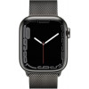 Apple Watch Series 7 GPS + Cellular 45mm Graphite S. Steel Case w. Graphite Milanese Loop (MKJJ3) - зображення 2