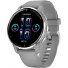 Garmin Venu 2 Plus Silver S. Steel Bezel w. Powder G. Case and S. Band (010-02496-00/10) - зображення 1