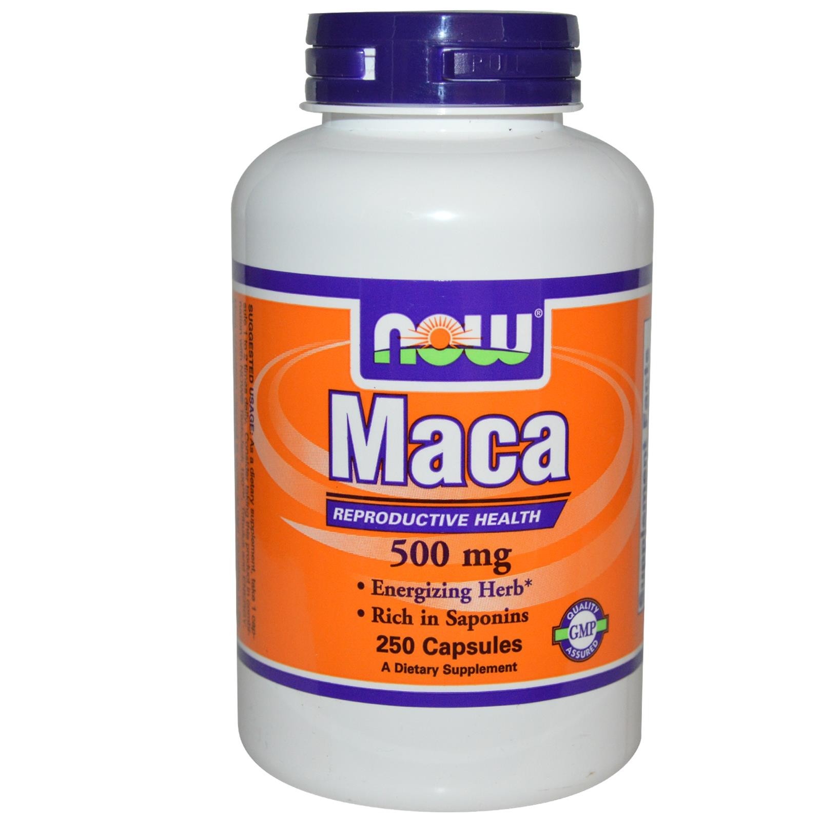 Now Maca 500 mg 250 caps - зображення 1