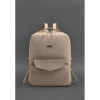 BlankNote Шкіряний жіночий міський рюкзак на блискавці Cooper світло-бежевий Краст  BN-BAG-19-light-beige - зображення 1