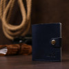 SHVIGEL Зручне портмоне з натуральної шкіри  16507 синє - зображення 6