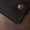 SHVIGEL Матове вінтажне портмоне для чоловіків  16454 коричневе - зображення 8