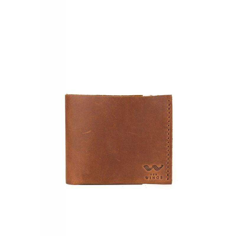 BlankNote Шкіряний гаманець Mini світло-коричневий вінтаж The Wings TW-PM-1-kon-crz - зображення 1