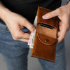 BlankNote Шкіряний гаманець Mini з монетницею світло-коричневий The Wings TW-PM-1-1-kon-ksr - зображення 3