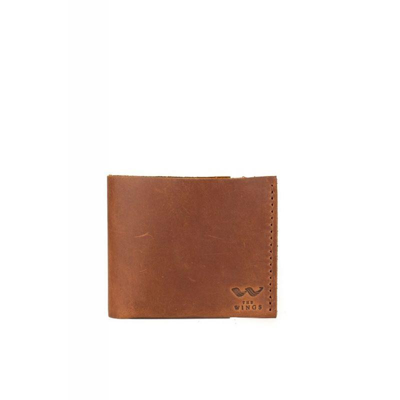 BlankNote Шкіряний гаманець Mini з монетницею світло-коричневий вінтажний The Wings TW-PM-1-1-kon-crz - зображення 1
