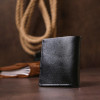 SHVIGEL Чоловіче глянсове шкіряне портмоне  16481 чорне - зображення 7
