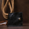 SHVIGEL Шкіряне чоловіче портмоне  16439 чорне - зображення 7