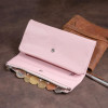 ST Leather Клатч конверт з кишенею для мобільного шкіряний жіночий  19271 Рожевий - зображення 9