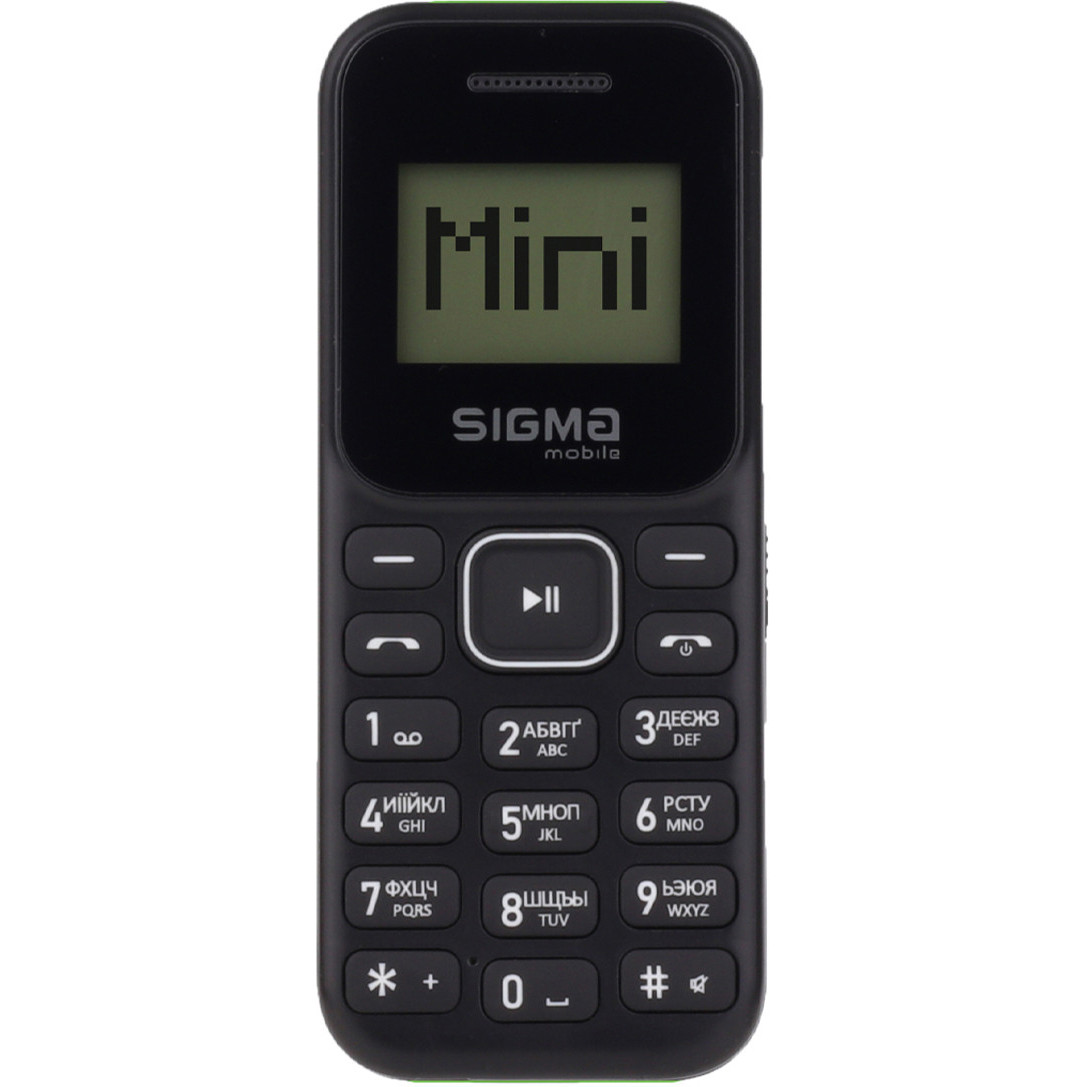 Sigma mobile X-style 14 MINI black-green - зображення 1