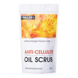 Hillary Скраб для тела  Anticellulite Oil Scrub Антицеллюлитный разогревающий 200 г (2333333300003)
