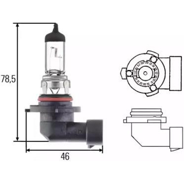 Hella 9006(НВ4) 12V 51W (8GH005636121) - зображення 1