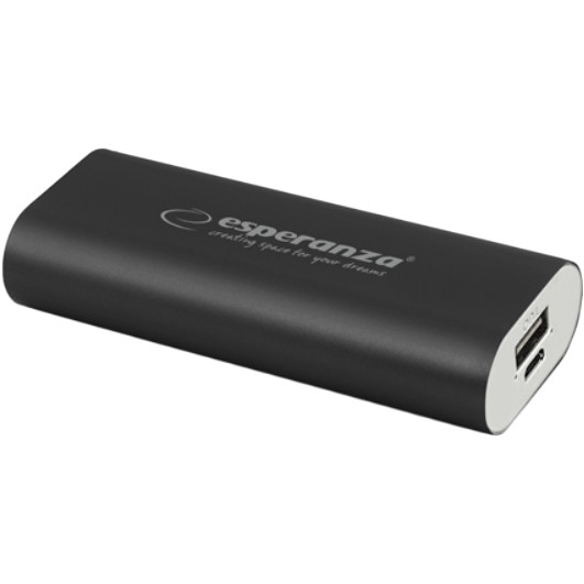 Esperanza Powerbank 4400 mAh Black (EMP105K) - зображення 1