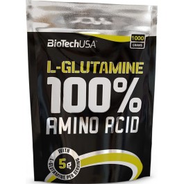 BiotechUSA 100% L-Glutamine 1000 g /200 servings/ Unflavored