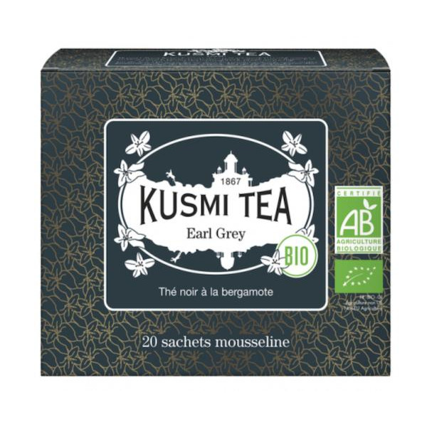 Kusmi Tea Черный чай органический  Earl Grey в пакетиках 20 шт - зображення 1