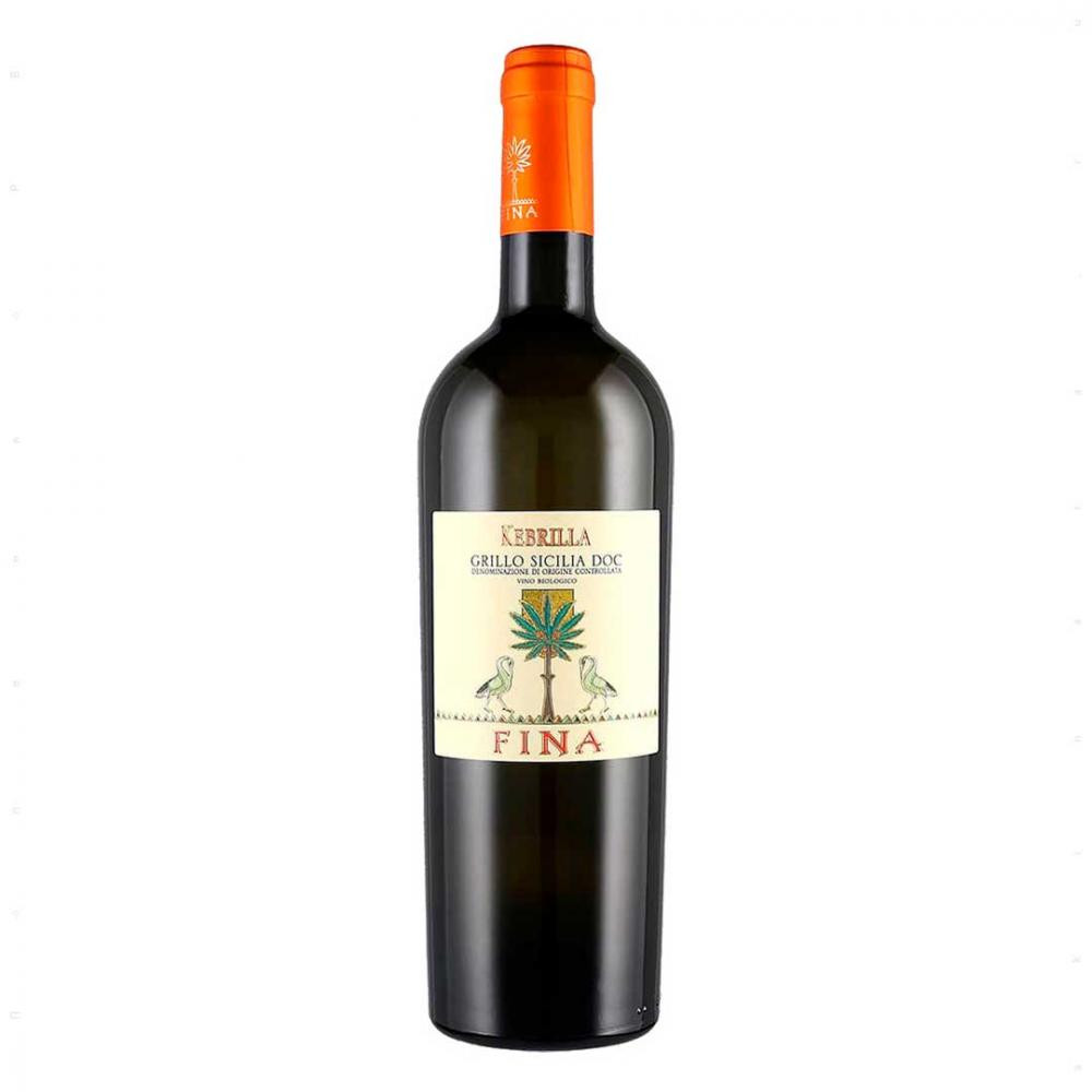 Fina Вино  Vini Kebrilla Grillo белое сухое 0,75 л 13% (8004489182020) - зображення 1