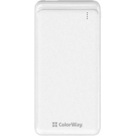 ColorWay Slim 10000mAh White (CW-PB100LPF2WT)