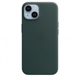   Apple iPhone 14 Leather Case with MagSafe - Forest Green (MPP53)