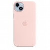 Apple iPhone 14 Plus Silicone Case with MagSafe - Chalk Pink (MPT73) - зображення 1