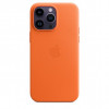 Apple iPhone 14 Pro Max Leather Case with MagSafe - Orange (MPPR3) - зображення 1