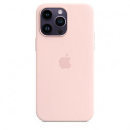   Apple iPhone 14 Pro Max Silicone Case with MagSafe - Chalk Pink (MPTT3)