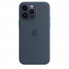 Apple iPhone 14 Pro Max Silicone Case with MagSafe - Storm Blue (MPTQ3) - зображення 1