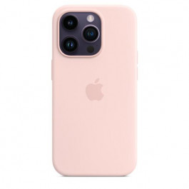 Apple iPhone 14 Pro Silicone Case with MagSafe - Chalk Pink (MPTH3)