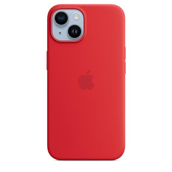 Apple iPhone 14 Silicone Case with MagSafe - (PRODUCT)RED (MPRW3) - зображення 1