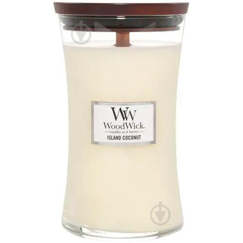 WoodWick Свічка ароматична Large Island Coconut 609 г (5038581054681) - зображення 1