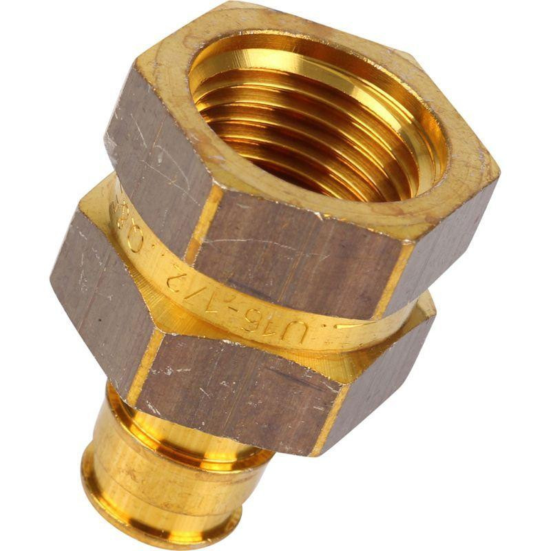 Uponor Штуцер латунь Q&E з внутрішньою різьбою D16x1/2" ВР  GmbH (1023009) - зображення 1