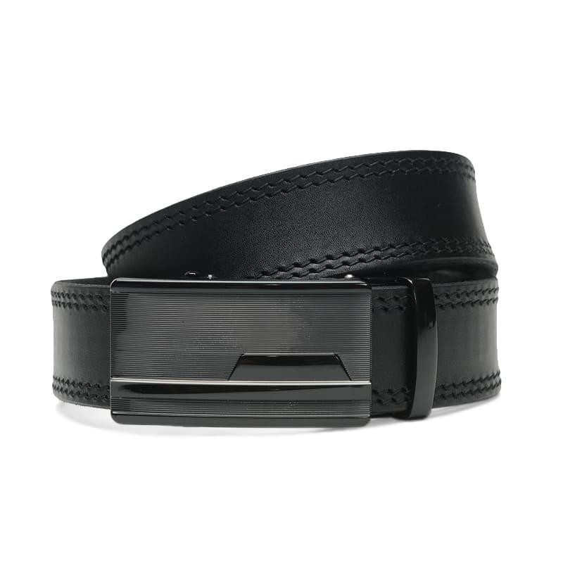 Borsa Leather Чоловічий ремінь  чорний (CV1gnn34-115) - зображення 1